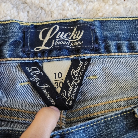 Straight Jeans Lucky Brand Riley Jeans Size 10/30 - Picture 2 of 5